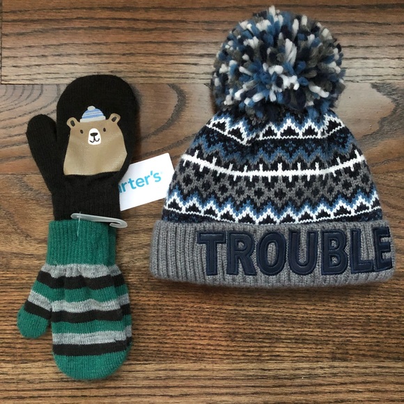 Carter's Other - Carter’s-The Children Place Boy Hat/Gloves Mittens